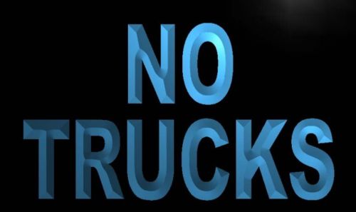 No Trucks Neon Light Sign